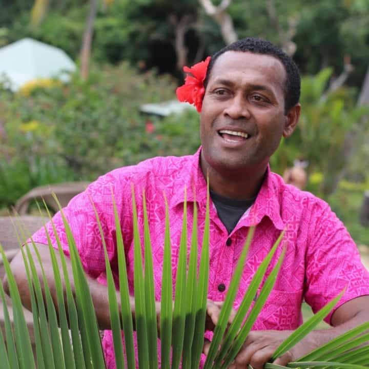 Weaving Demo | Tropica Island Resort | Fiji | Adrien Becuwe